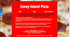 Desktop Screenshot of coneyislandpizzasturgis.com